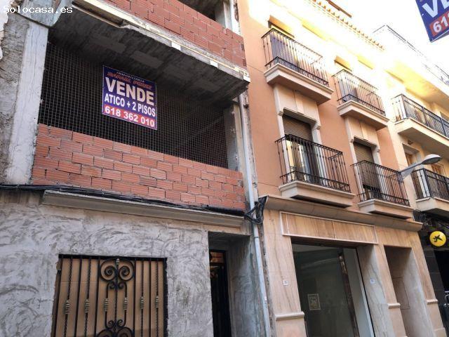 EDIFICIO DE 2 PISOS MAS 1 ATICO PENDIENTE TERMINAR OBRA TODO POR 69.000. €
