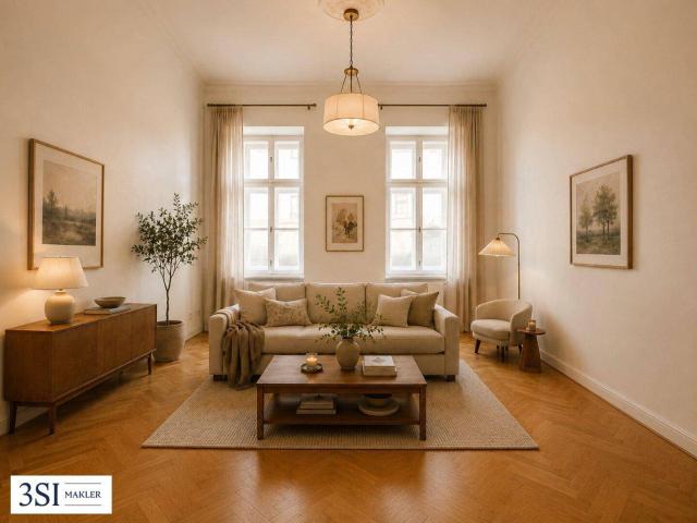 Edle 2 Zimmer Altbauwohnung in ruhiger Seitenstraße des 12. Bezirks