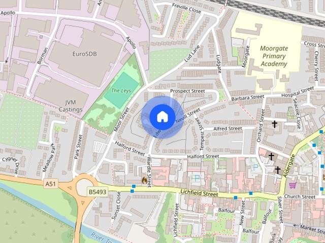 Edward Street, Tamworth, Staffordshire, B79
