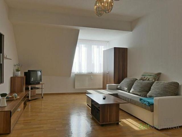 EF0564_M Gera: Ronneburg, geräumige möblierte 1 Zimmer Wohnung mit Wohnküche, WLAN inklusive