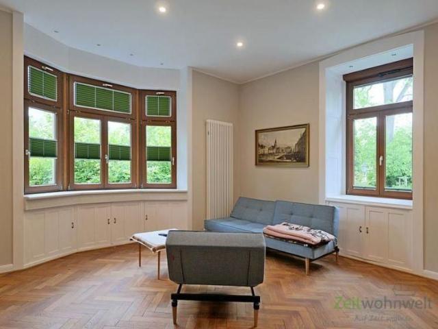 EF0805_M Dresden: Kleinzschachwitz, neu möbl. Apartment mit Parkett, Service und separatem Hauseingang