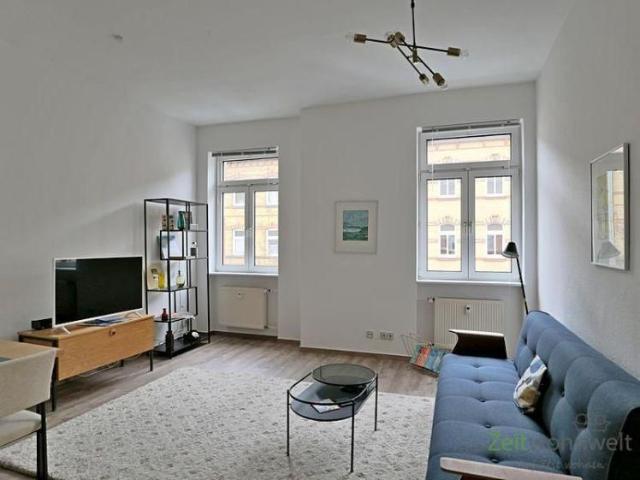 EF0887_M Erfurt: Johannesvorstadt, zentrumsnahe, neu möblierte Wohnung im coolen Retro Style der 70er Jahre