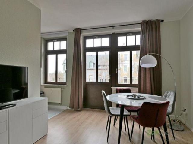 EF0243_M Chemnitz: Sonnenberg, geschmackvoll möblierte 2 Zimmer Wohnung mit Aufzug und Balkon, WLAN inkl