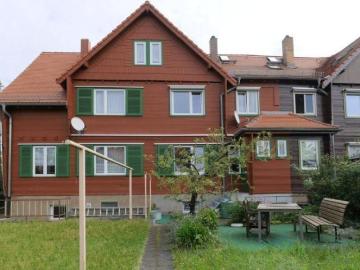 EF1141_M Dresden: Briesnitz, möbliertes Holzhaus mit Garten und PKW Stellplatz