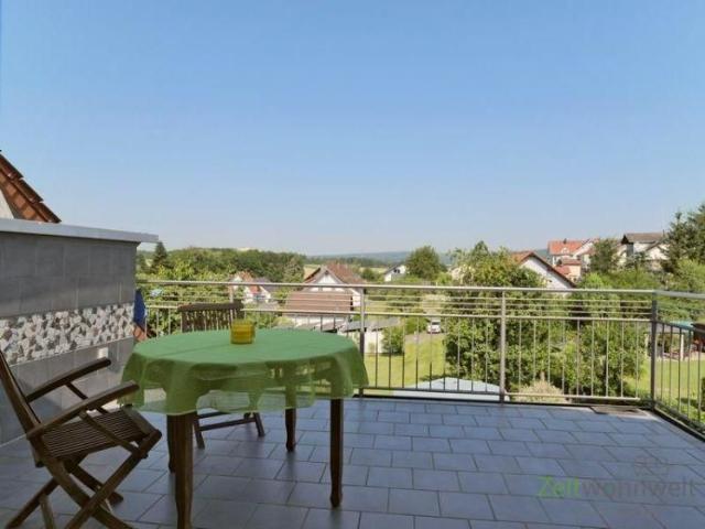 EF1173_M Fulda: Neuhof, möbliertes ruhiges Apartment mit großem Balkon im OT Hattenhof, WLAN inklusive