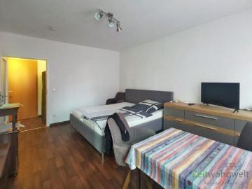 EF1267_M Dresden: Mickten, preiswertes möbliertes Mini Apartment für Wochenendheimfahrer