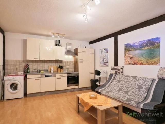 EF1351_M Arnstadt: Arnstadt, möblierte Wohnung mit Balkon im ruhigen Hinterhaus, zwei Schlafzimmer, Stellplatz