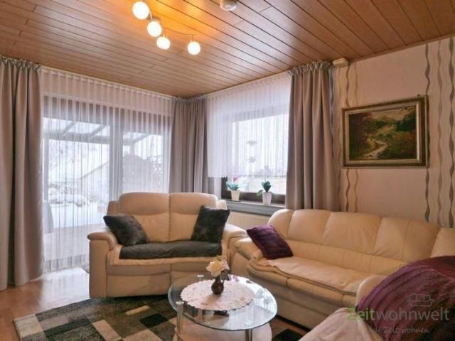EF1355_M Kassel Landkreis: Bad Emstal, preiswerte möblierte Wohnung mit Terrasse im OT Sand, PKW Stellplatz