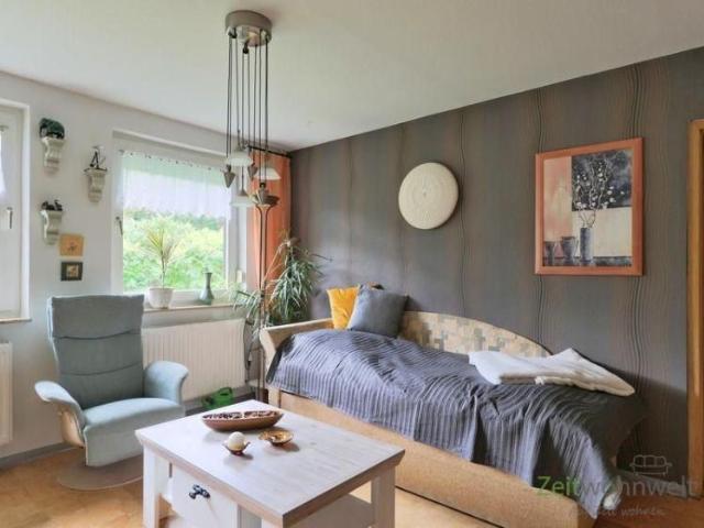 EF1363_M Gera: Zedlitz, preiswertes möbliertes Apartment mit PKW Stellplatz und Service