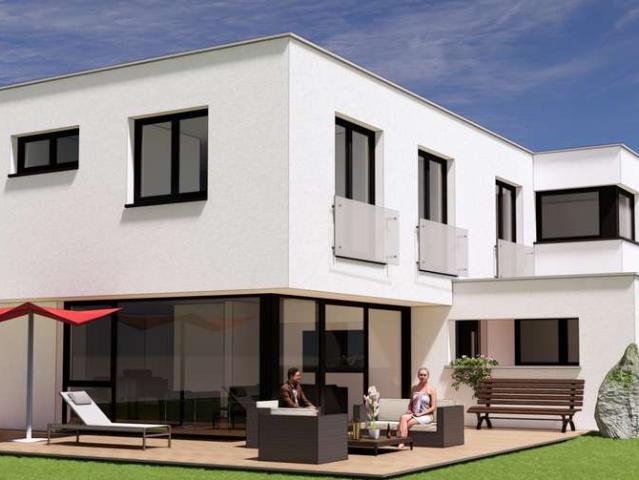 Effizienzhaus A+, KfW 40, mit Grundstück, Wohnkeller, Fußbodenheizung, PV Anlage und Garage