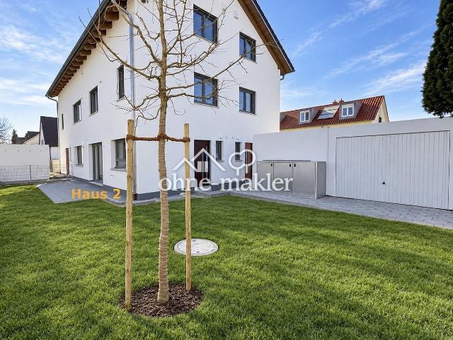 Effizienzhaus Bj. 2023 A+, nur 17kWh 6 Zi. in Schwabing Freimann, großer Garten