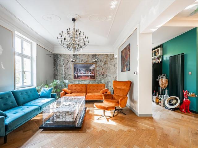 Ekskluzywny apartament z ogrodem i salą kinową