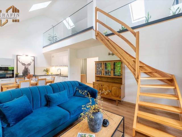 Ekskluzywny dwupoziomowy apartament z wysokim salonem zapraszam