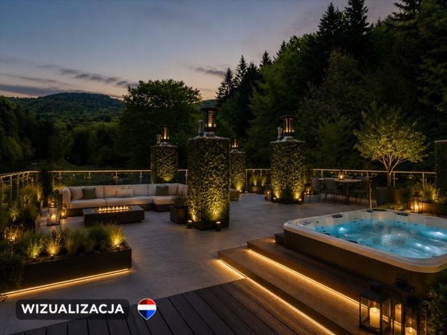 Ekskluzywny penthouse z tarasem 191 m² i widokiem na Beskid