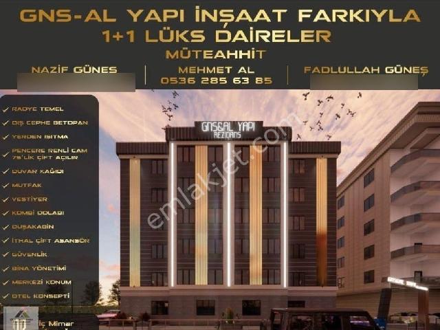 Şehir Merkezinde Selahattin Eyyubi Mahallesindevsatılık Ultra Lüks 1+1 Daire