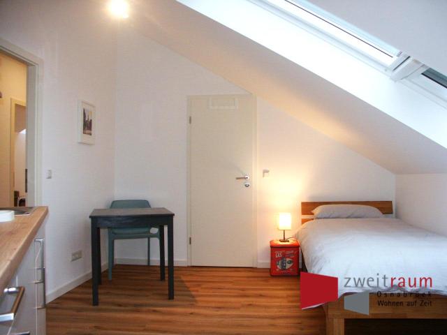Sutthausen, modernes Apartment mit WohnSchlafraum und integrierter kl. Einbauküche