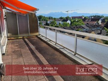 Einzelperson erwünscht! * 2 Zi. Dachterrassen Wohnung mit Bergblick in zentrumsnaher Lage!