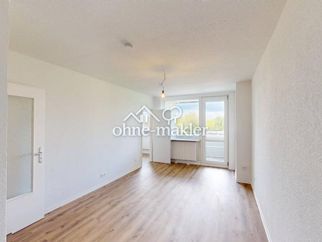 Einziehen. Einkuscheln. 1. Kaltmiete sparen: Helles 1 Zimmer Appartement mit Balkon