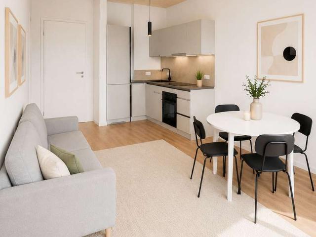 Einziehen & Wohlfühlen: Vollmöblierte 2 Zimmer Neubauwohnung