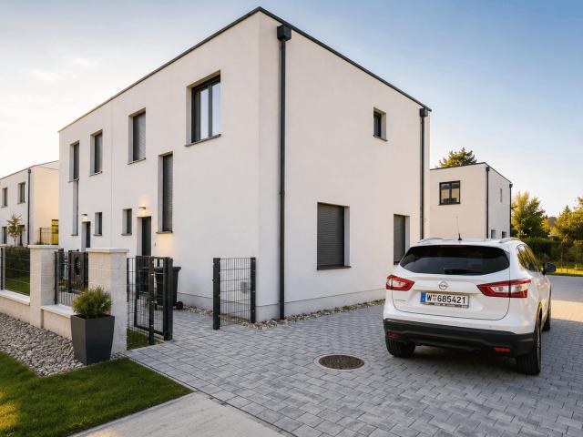 Einziehen & Wohlfühlen Modernes Doppelhaus mit großem Eigengarten und hochwertiger Küche in Deutsch Wagram