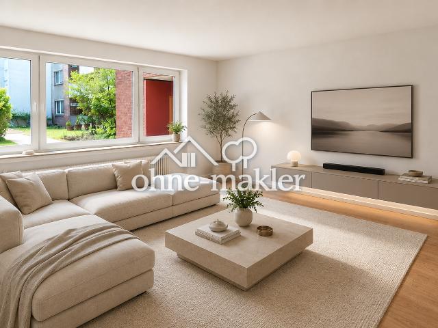 Einziehen und sich wohlfühlen in 3 Zimmer Wohnung