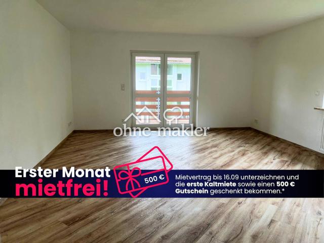 EINZIEHEN UND SPAREN: Große 3 Zimmer Wohnung mit großem BALKON und EBK im staatlich anerkannten Naturerholungsort Lechbruck am See