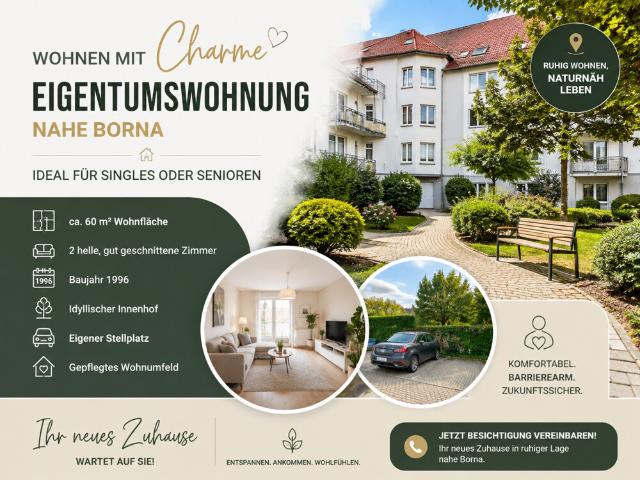 Einziehen und Wohlfühlen 2 Raumwohnung im 1. Obergeschoss mit Stellplatz