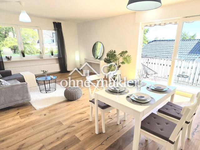 Einziehen und wohlfühlen, bezugsfertige Maisonette mit Balkon und Garten ✅provisionsfrei✅