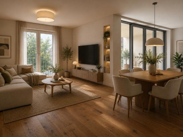 Einziehen und wohlfühlen: Hochwertige 3 Zimmer Wohnung mit großer Loggia