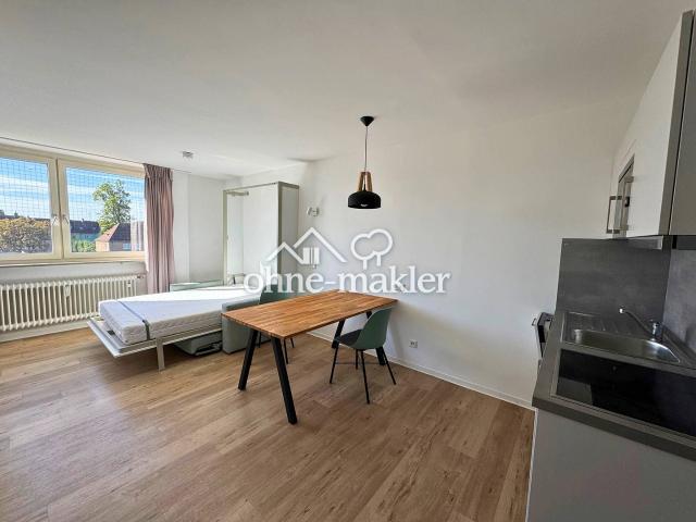 Einziehen und wohlfühlen: Modern möbliertes 1 Zimmer Appartement im Nürnberger Norden