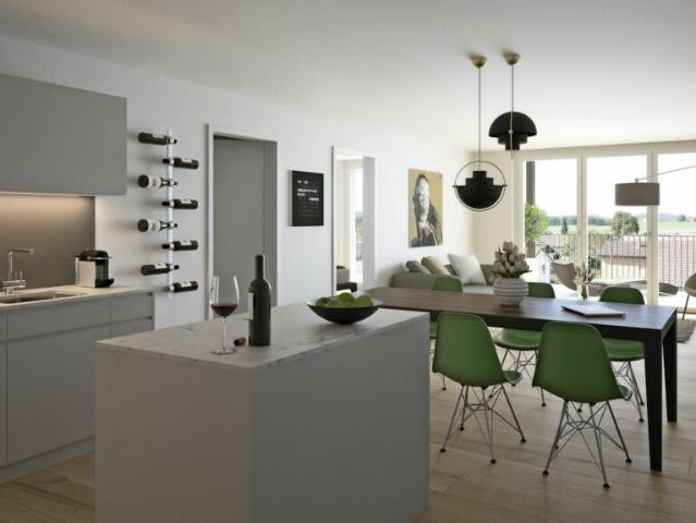 Einziehen und wohlfühlen Moderne 2.5 Zimmerwohnung im Erstbezug!