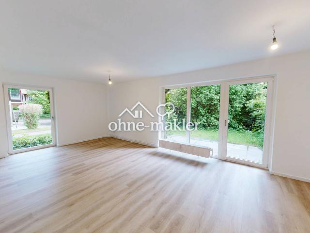 Einziehen und Wohlfühlen: Sanierte 4 Zimmer Wohnung mit TERRASSE in ruhiger Lage