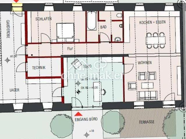 Einzigartige 3 Zimmer Wohnung