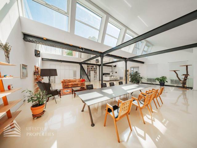 Einzigartige 5 Zimmer Loftwohnung mit Terrasse und Werkstatt im 6. Bezirk