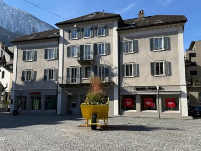 Einzigartige Geschäftsfläche direkt am pulsierenden Stadtplatz von Brig