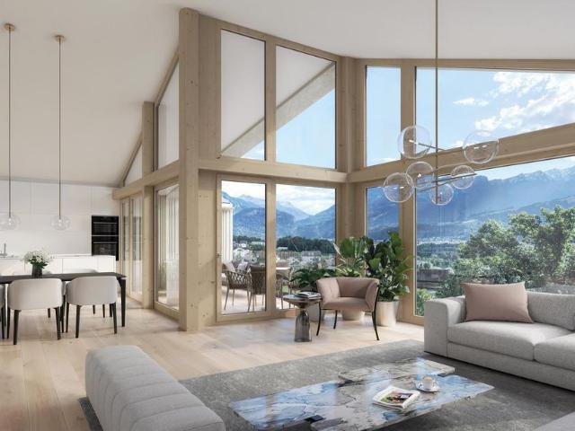 Einzigartige Dachwohnung mit Aussicht auch als Ferienwohnung