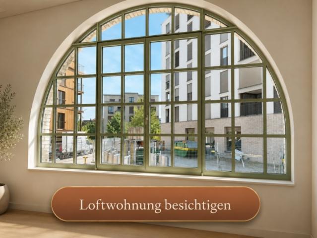 Einzigartige Loftwohnung mit Bogenfenster und Dachterrasse