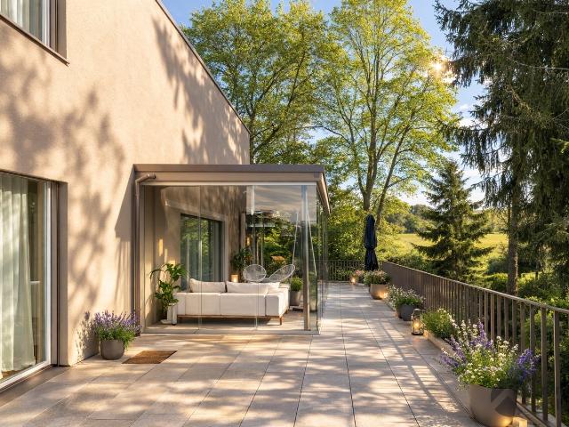 Einzigartiges Design, exklusiver Komfort und Ausblick in die Natur