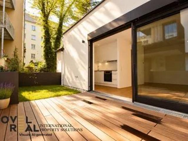 Einzigartiges Townhouse mit Garten und großer Dachterrasse in Top Lage des 6. Bezirks