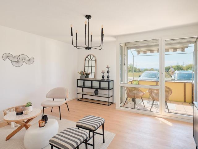 Einzugsbereit & modern: 3 Zimmer Wohnung mit Tageslichtbad & Klimaanlage