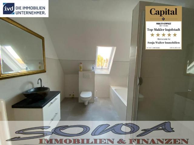 Einzugsbereite 4 Zimmer Wohnung in Königsmoos / Grasheim zu vermieten Ein Objekt von Ihrem Immobilienpartner SOWA Immobilien und Finanzen