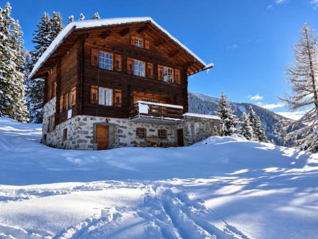 Ein Chalet aus Holz und Seele, am Ende des Weges