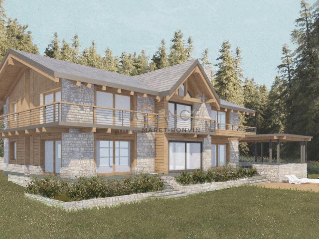 Ein aussergewöhnliches Projekt in Crans Montana Luxus Chalet zum Anpassen