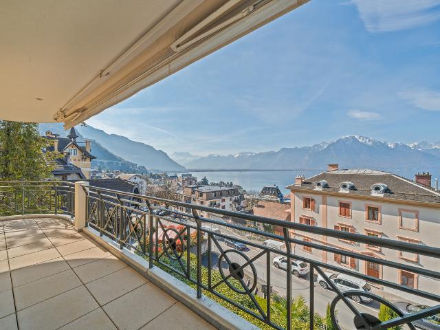 Ein Balkon mit Blick auf den Genfersee – Geräumige 5,5 Zimmer mit je 166 m²