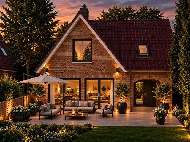 Ein Familienhaus mit Garten + Süd Ostterrasse