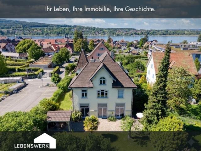 Ein Haus wie ein kleines Schloss. Historische Jugendstilvilla mit 11 Zimmern in Steckborn TG