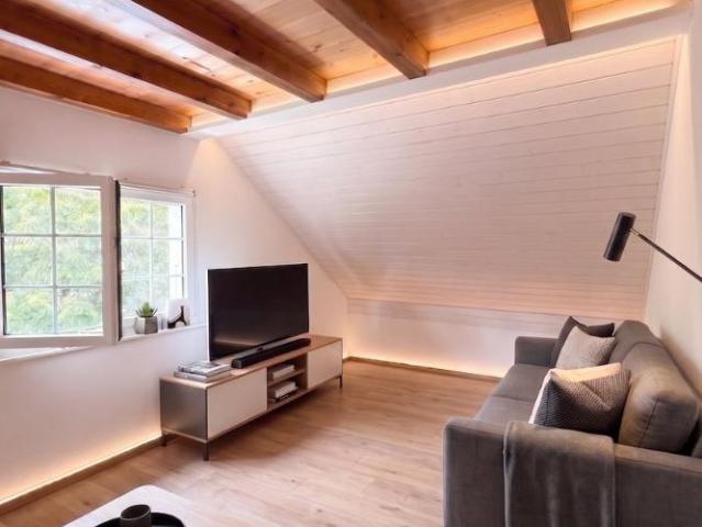 Ein helles Duplex mit überraschenden Volumen, in La Rippe