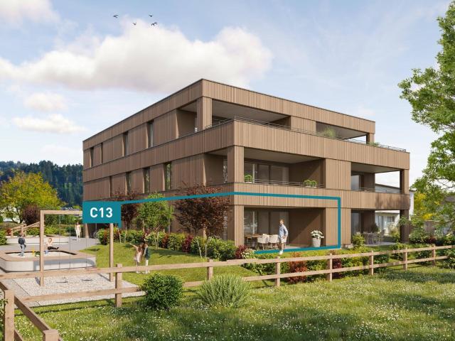 Ein Ort zum Leben und Wohlfühlen! 3 Zimmer Wohnung C13 EG