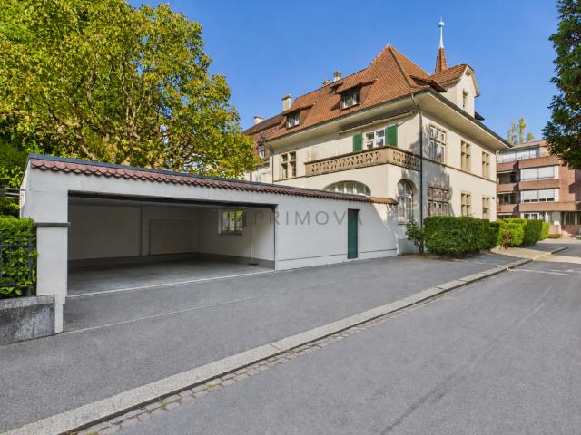 Ein Stück Basler Zeitgeschichte: Unvergleichliches Stadtpalais mit Pool & Sauna