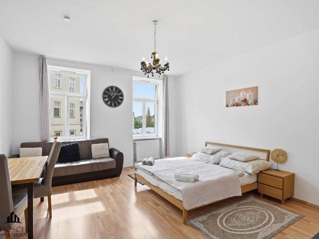 Altbau mit Freiraum nahe Donaukanal – Wohnungen mit Garten, Balkon oder Loggia